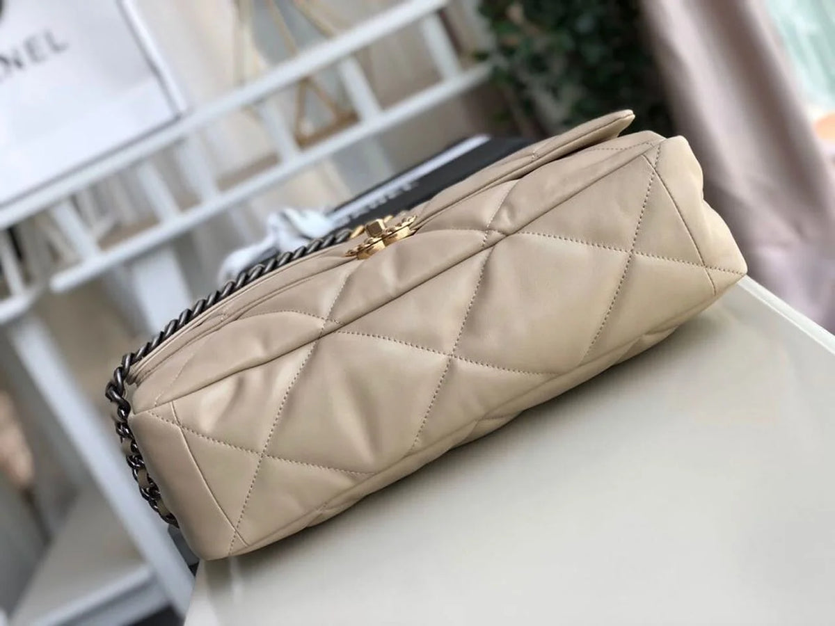 Beige Handbag O407