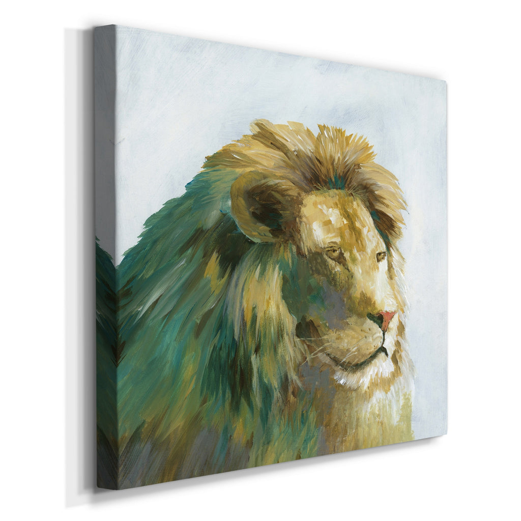 Jade Lion Gallery Wrapped Canvas 10X10 D16763