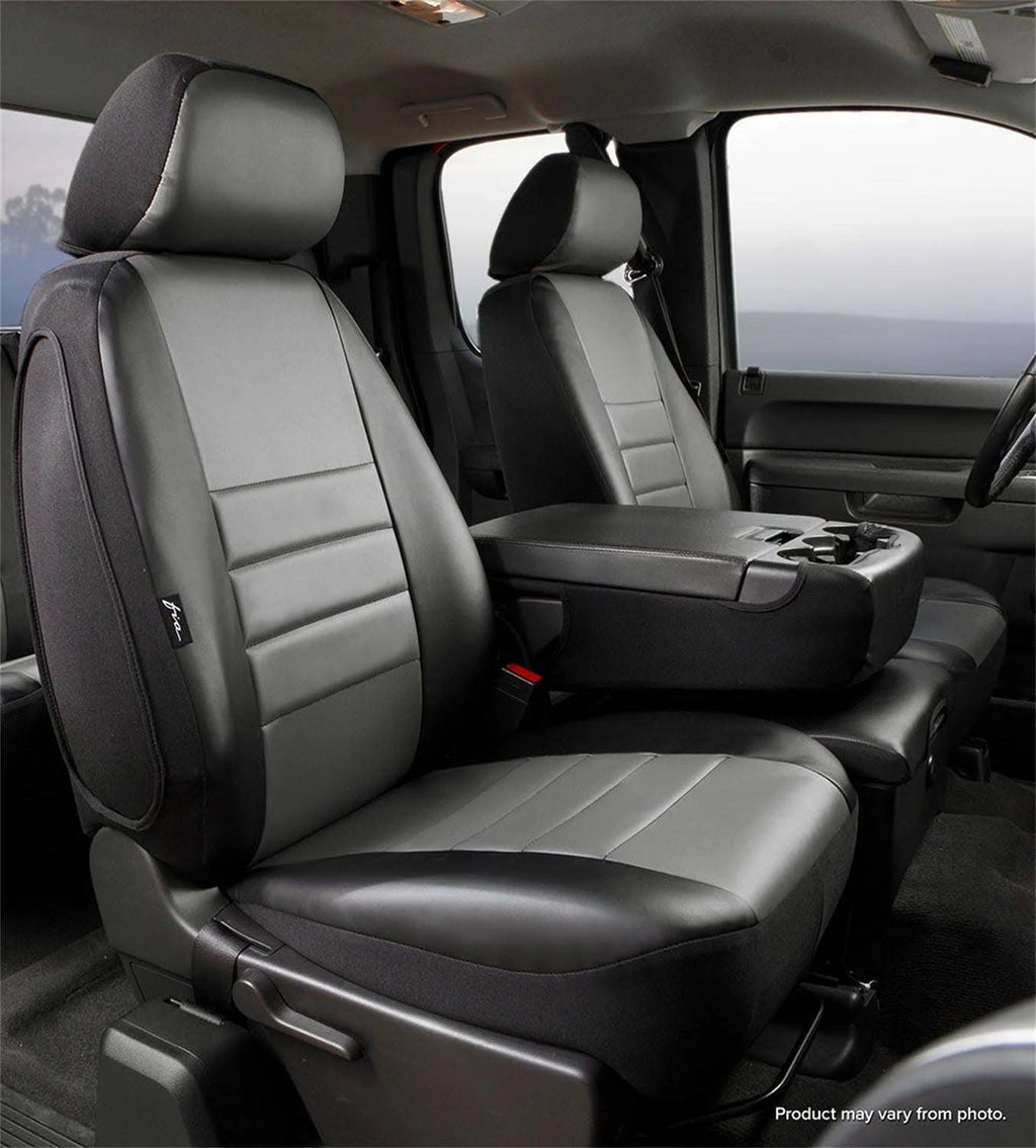 Gray LeatherLite Custom Seat Cover E4899