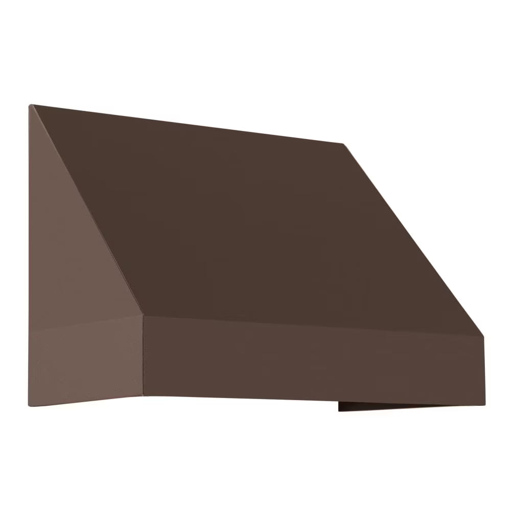 Brown Acrylic Fabric Fixed Awning Q955