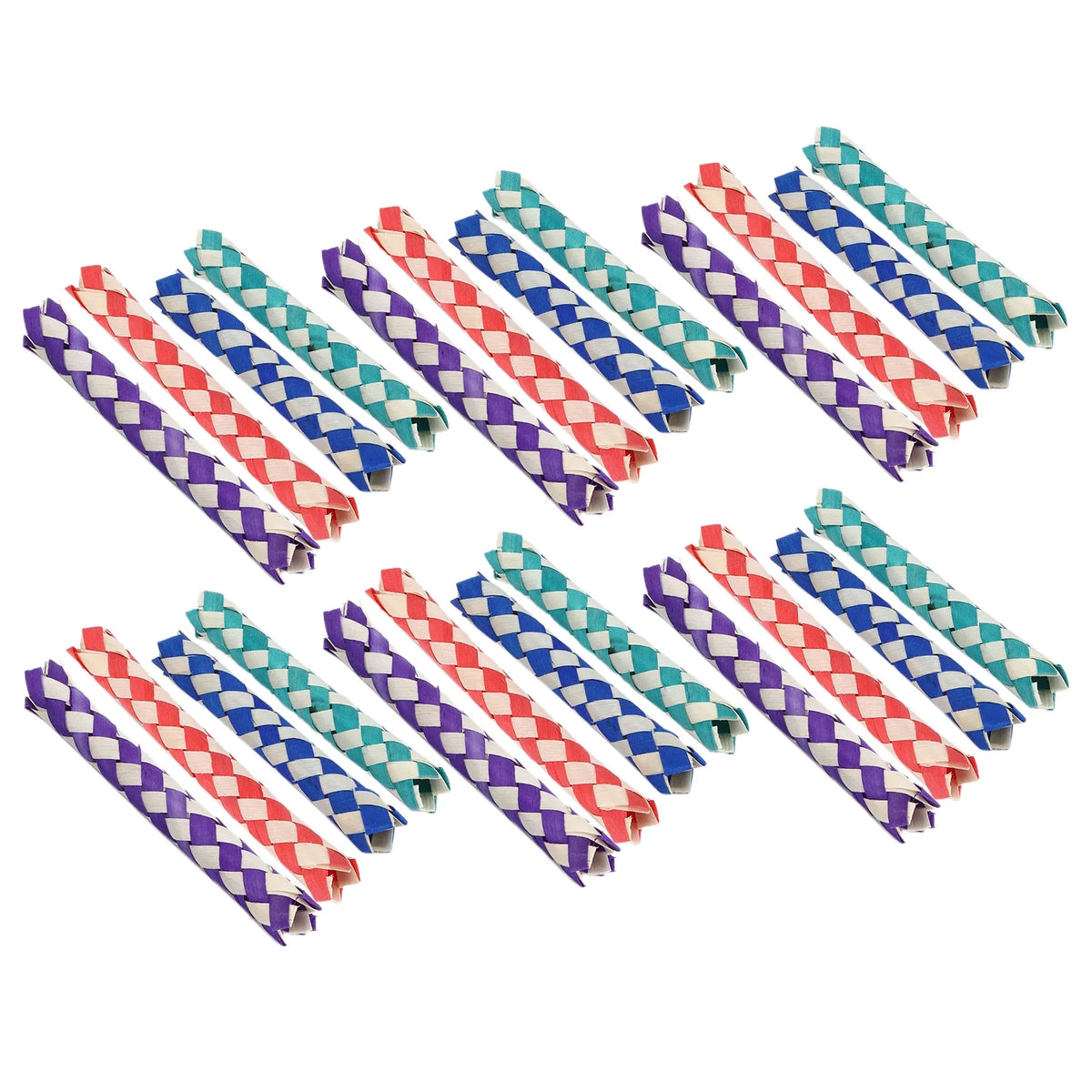 24Pcs Bamboo Finger Traps Chew Toy I2752