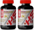 Collagen 3000MG Hydrolyzed Peptides Type I & III 180 Capsules Y395