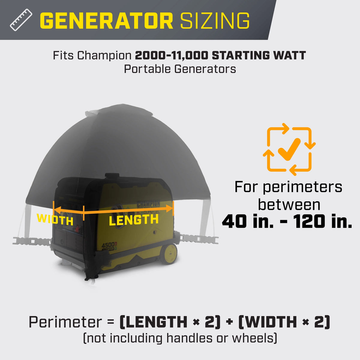 Inverter Generator Cover K6054