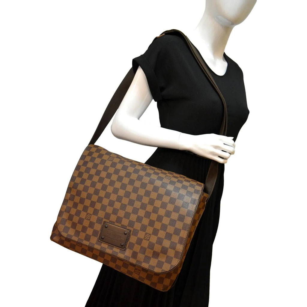Pre-owned Brown Damier Ebene Shoulder Bag N7304
