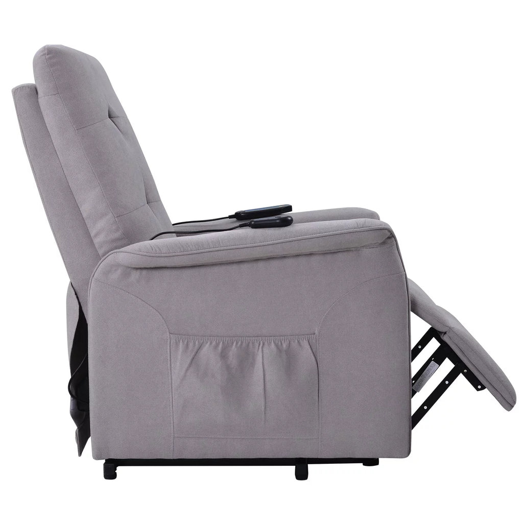 Power Lift Recliner Chair Light Gray I280309