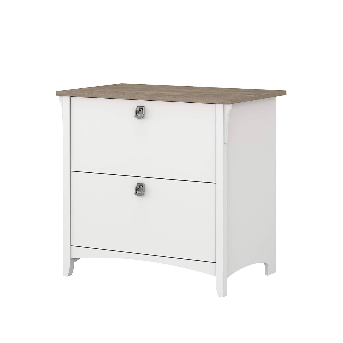 White 2 Drawer Lateral File Cabinet Z573294