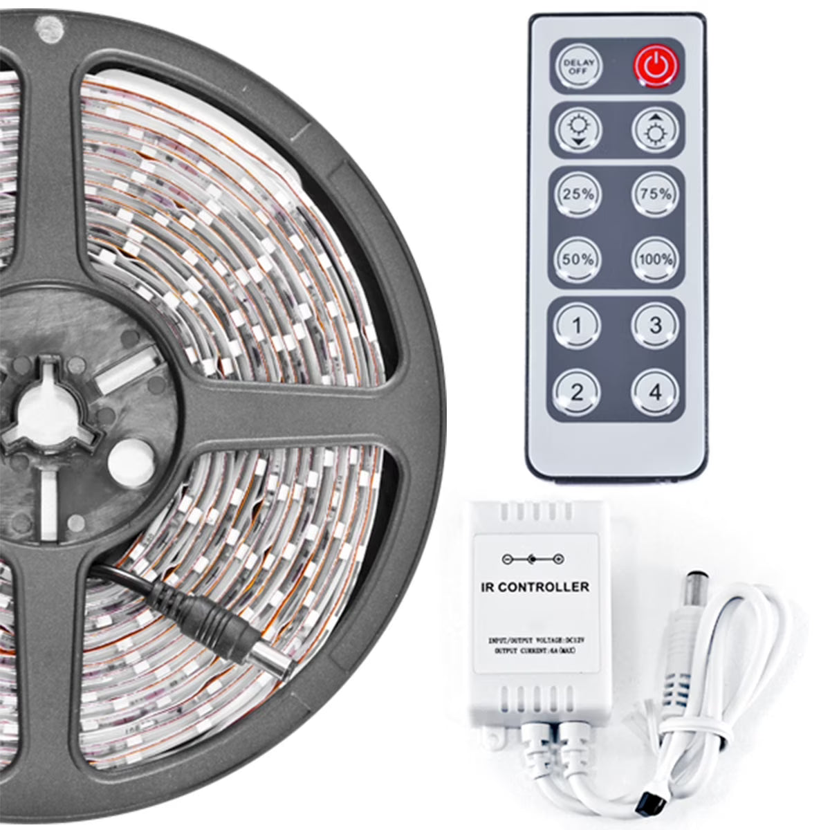 32.8 ft Warm White LED Strip Lighting Kit K9532