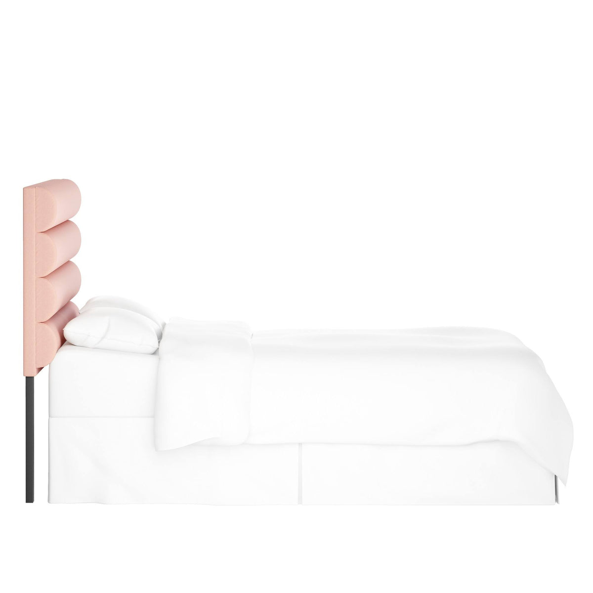 Queen Velvet Blush Headboard W3743