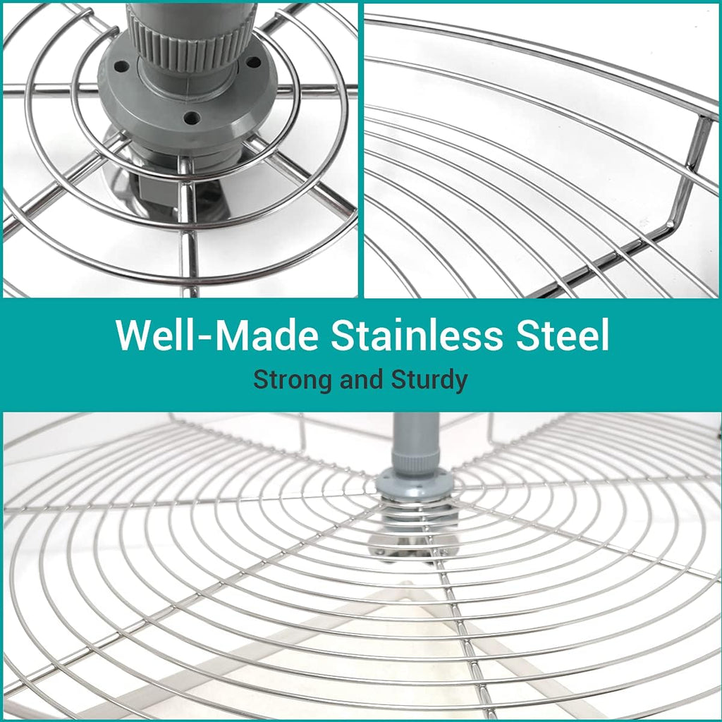 Stainless Steel Lazy Susan Turntable Replacement Shelf, 24 Inch M3397