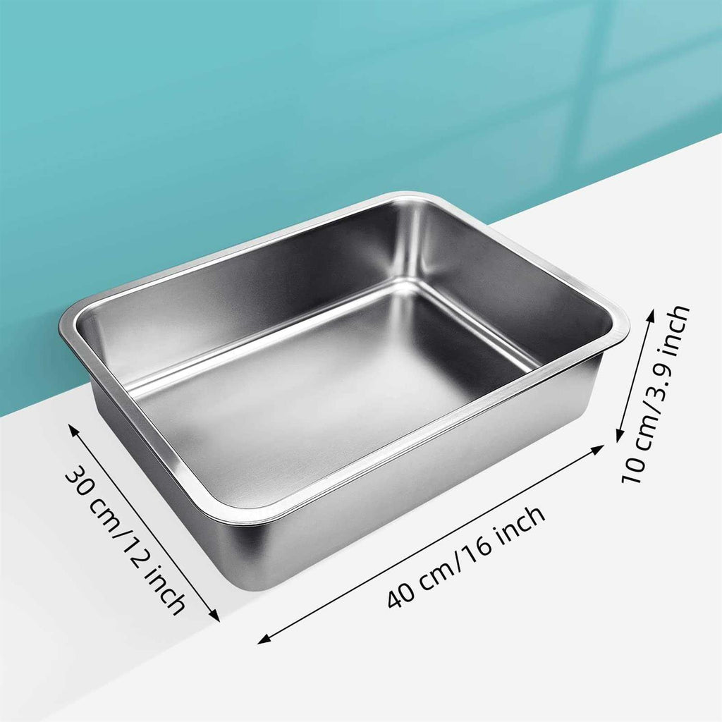 Stainless Steel Litter Box Q60095