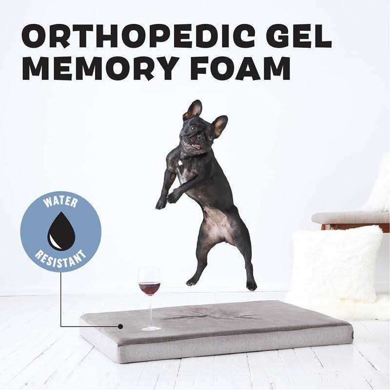 Memory Foam Dog Bed Plush Mattress O31665