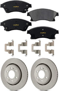 Front Brake Pads and Front Brake Rotor (2 Pack) P8787