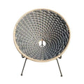 Grey Lounge Chair D475638