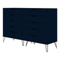 10 Drawer Contemporary Wood Dresser N20857