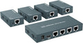 HDMI Extender Splitter 1x4, 1080P@60Hz, 165ft (50m) over CAT5e/CAT6/CAT7 Cable L79519