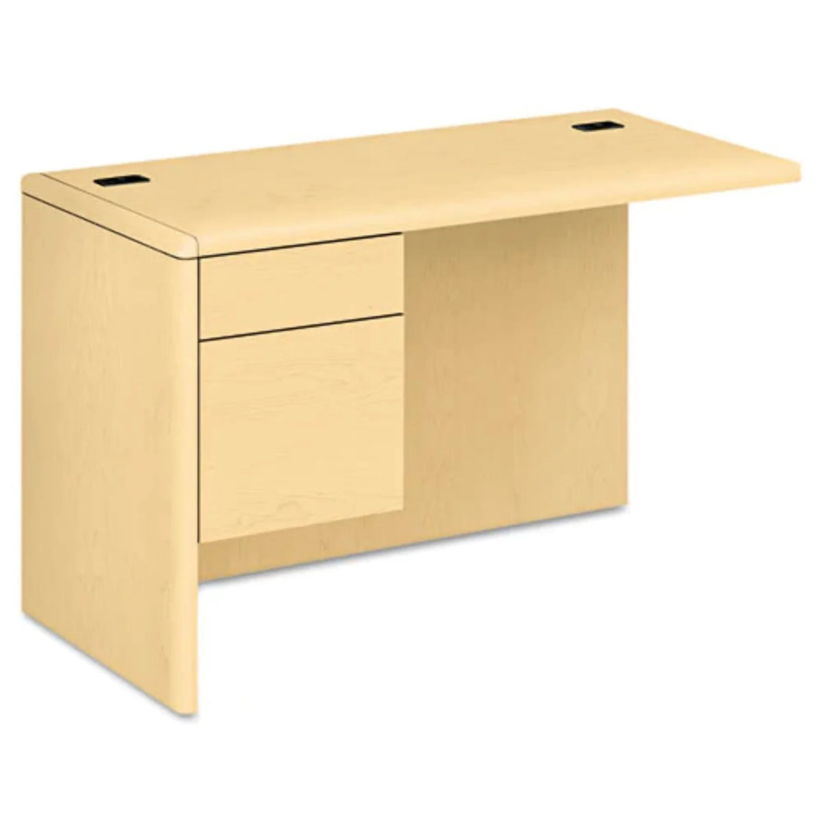 Left 3/4 Pedestal Workstation Return W9339