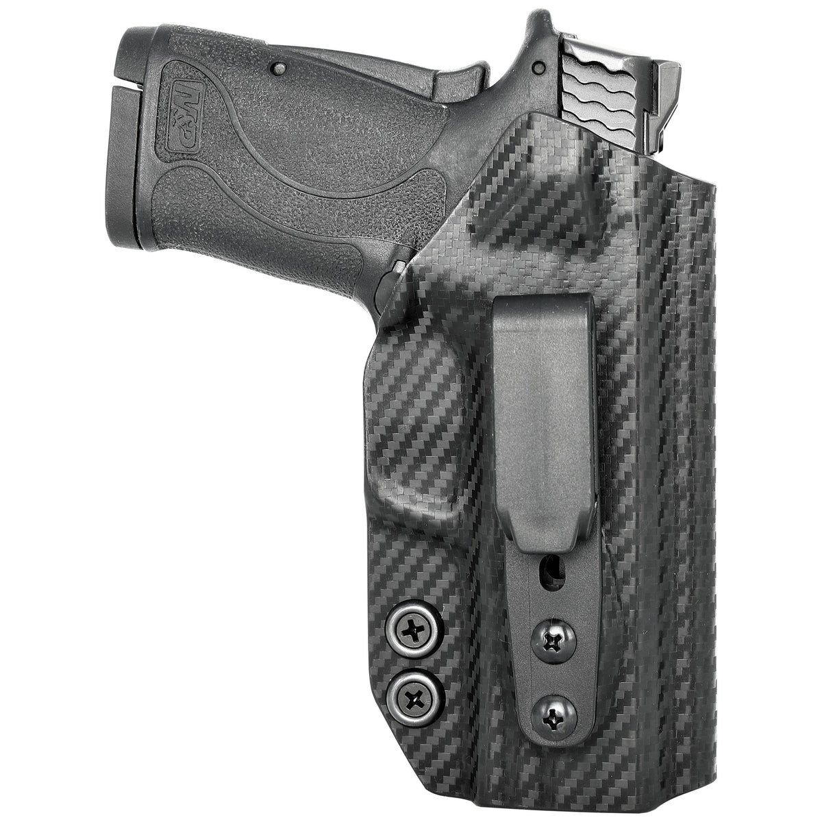 Tuckable IWB Kydex Holster Carbon Fiber Black Right Hand F746789