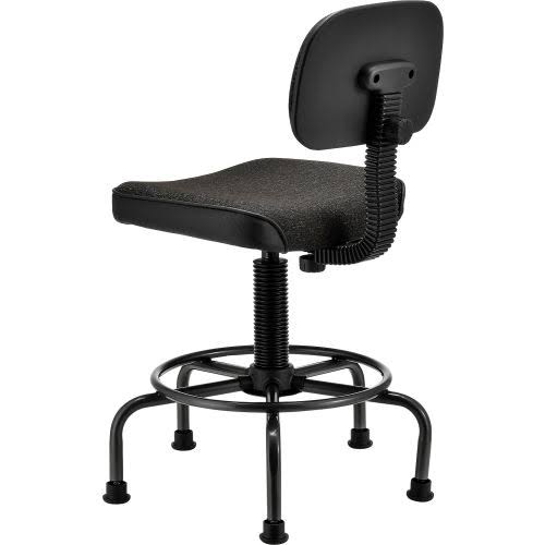 Fabric Desk Stool Black T62815