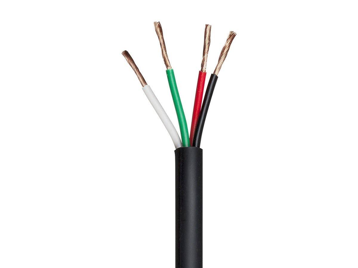 18AWG 4-Conductor CMP-Rated Speaker Wire, 1000ft X457