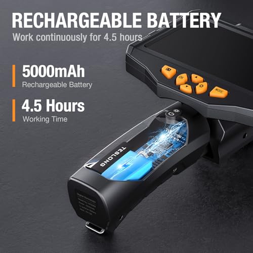 Dual Lens Borescope Camera with Light 1080P Waterproof Flexible Endoscope U626120