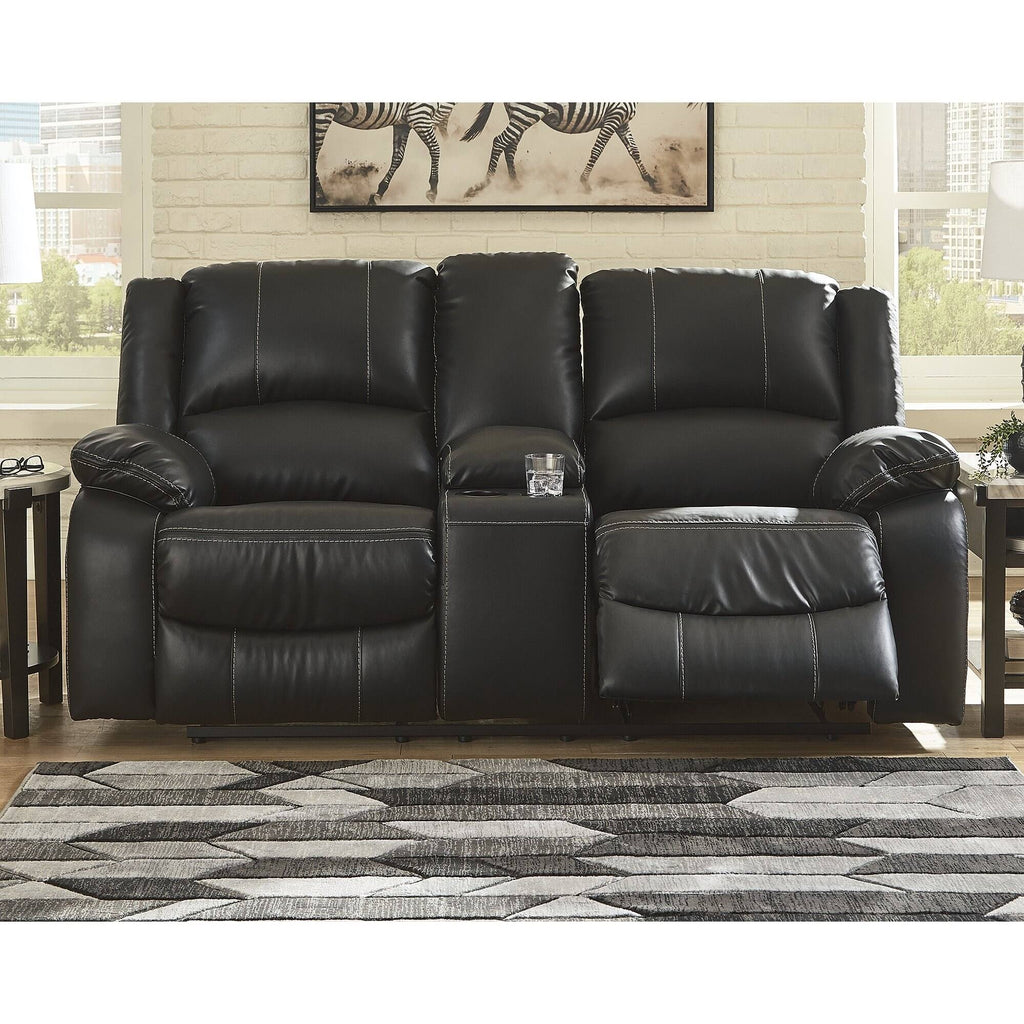 Reclining Loveseat with Console D374450