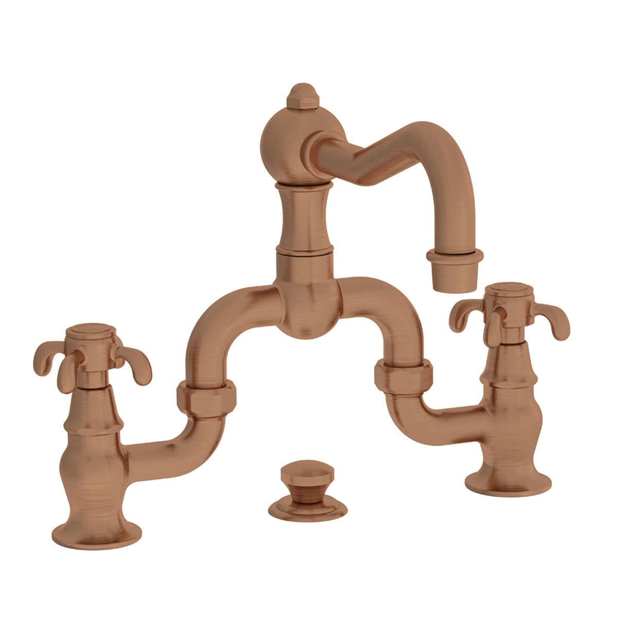Antique Copper Lavatory Bridge Faucet G9458