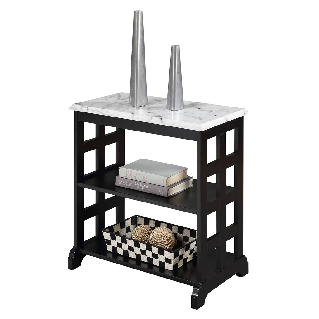 Black Chairside Table D4827