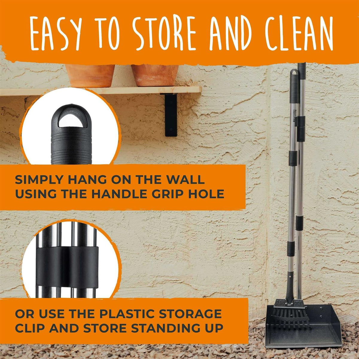 Dog Pooper Scooper and Rake Set F2627