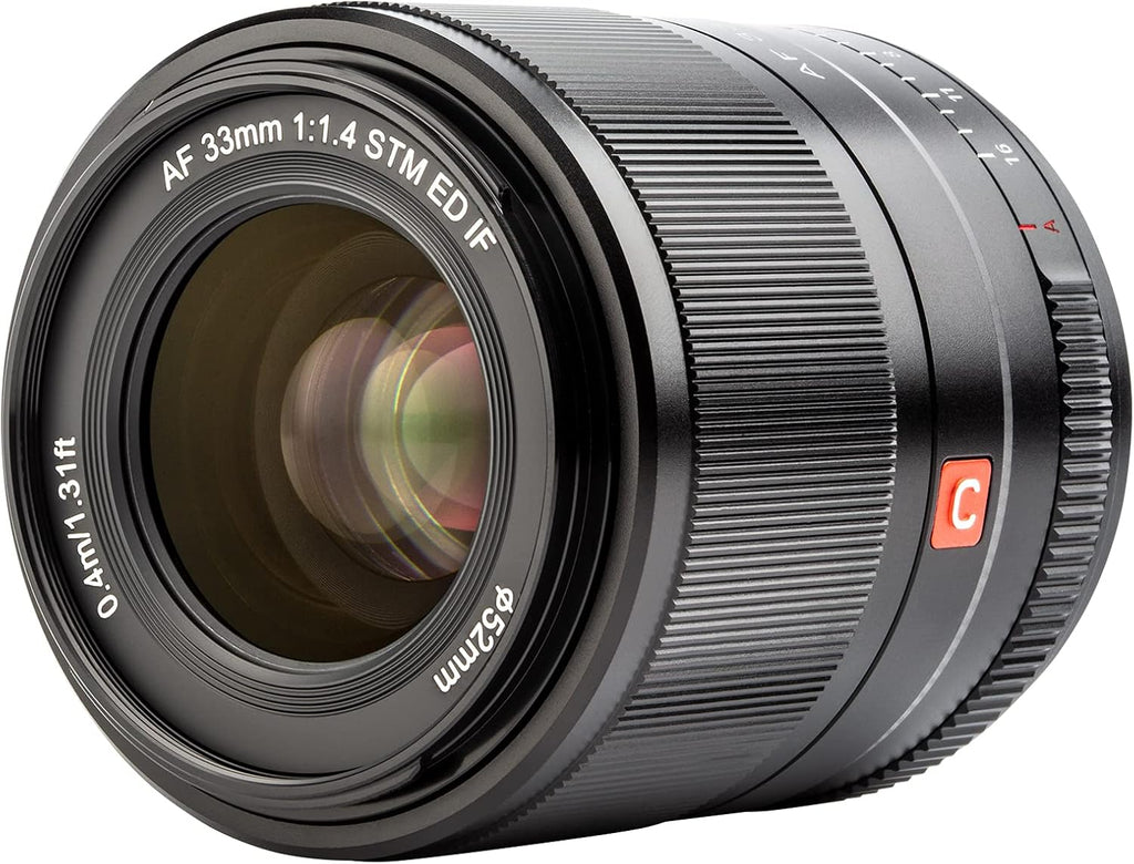 Black 33mm F1.4 Compact Prime Lens for Fujifilm X-Mount Mirrorless Camera D529133