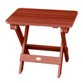 Rustic Red Folding Side Table A366