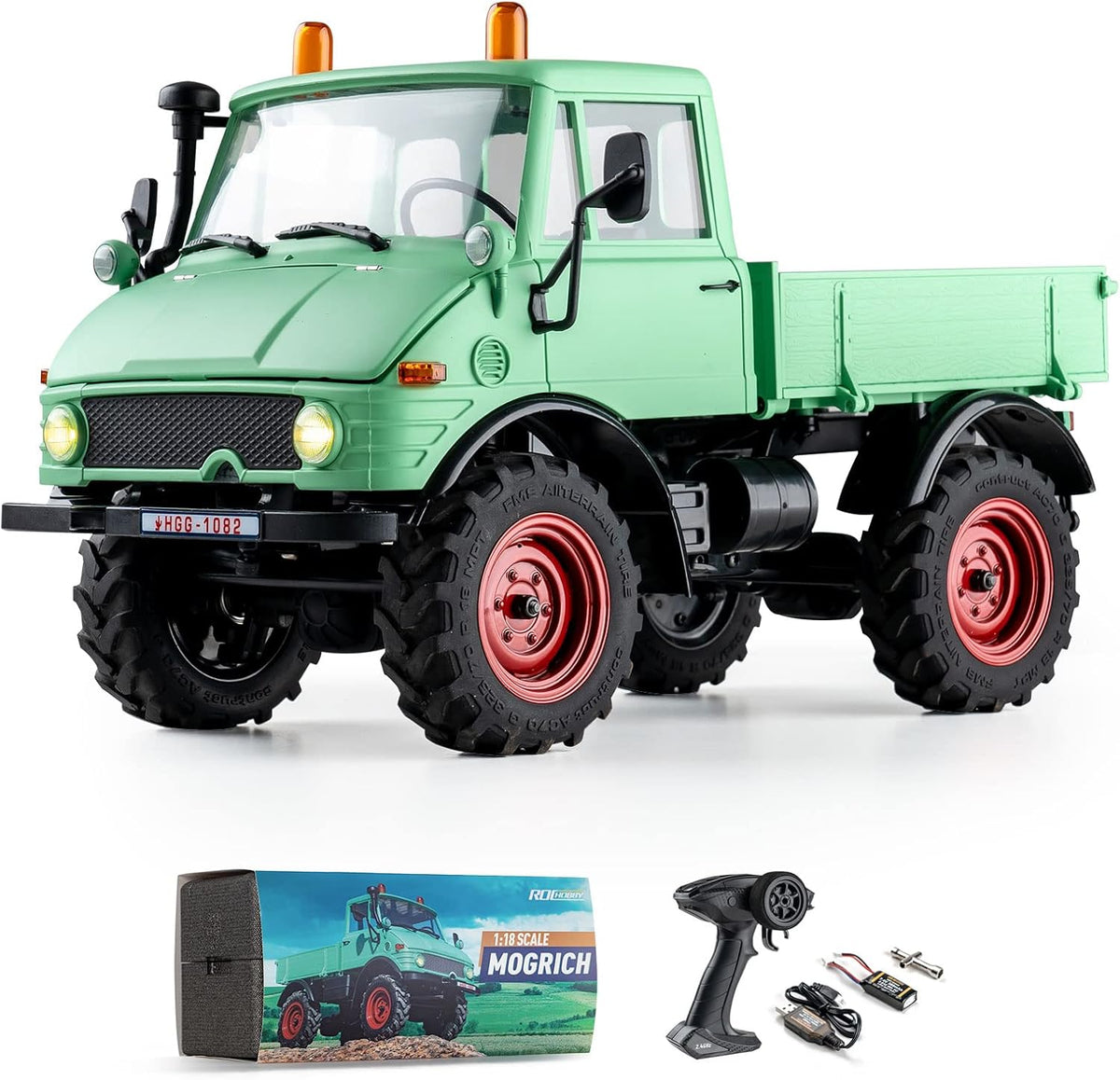 1/18 RC Crawler RTR 3-Ch 2.4GHz 4WD RC Car with LED Lights S893448