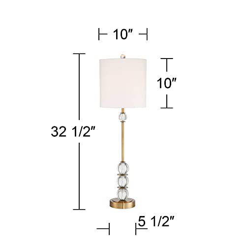 Modern Art Deco Buffet Table Lamp with USB Dimmer Cord K97770