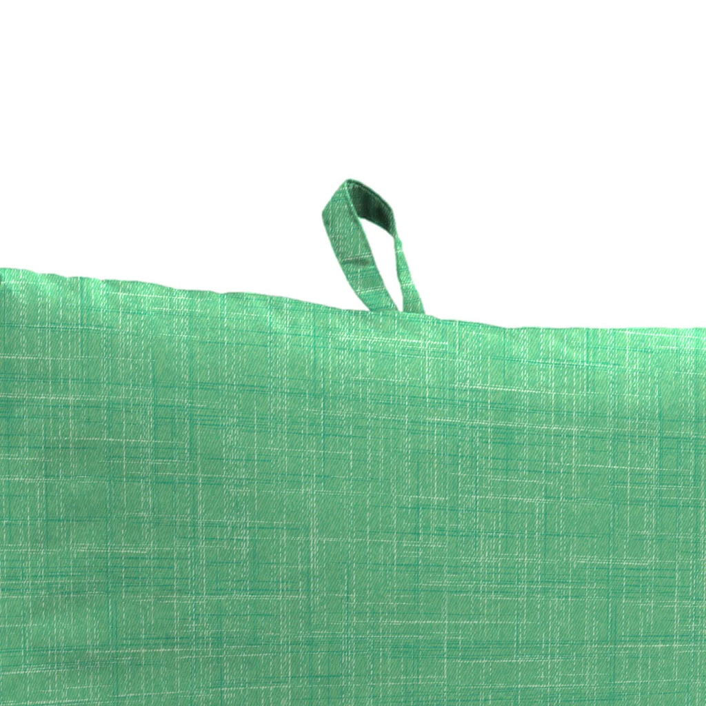Dill Green Rectangular Outdoor Chair Cushion with Ties G500319