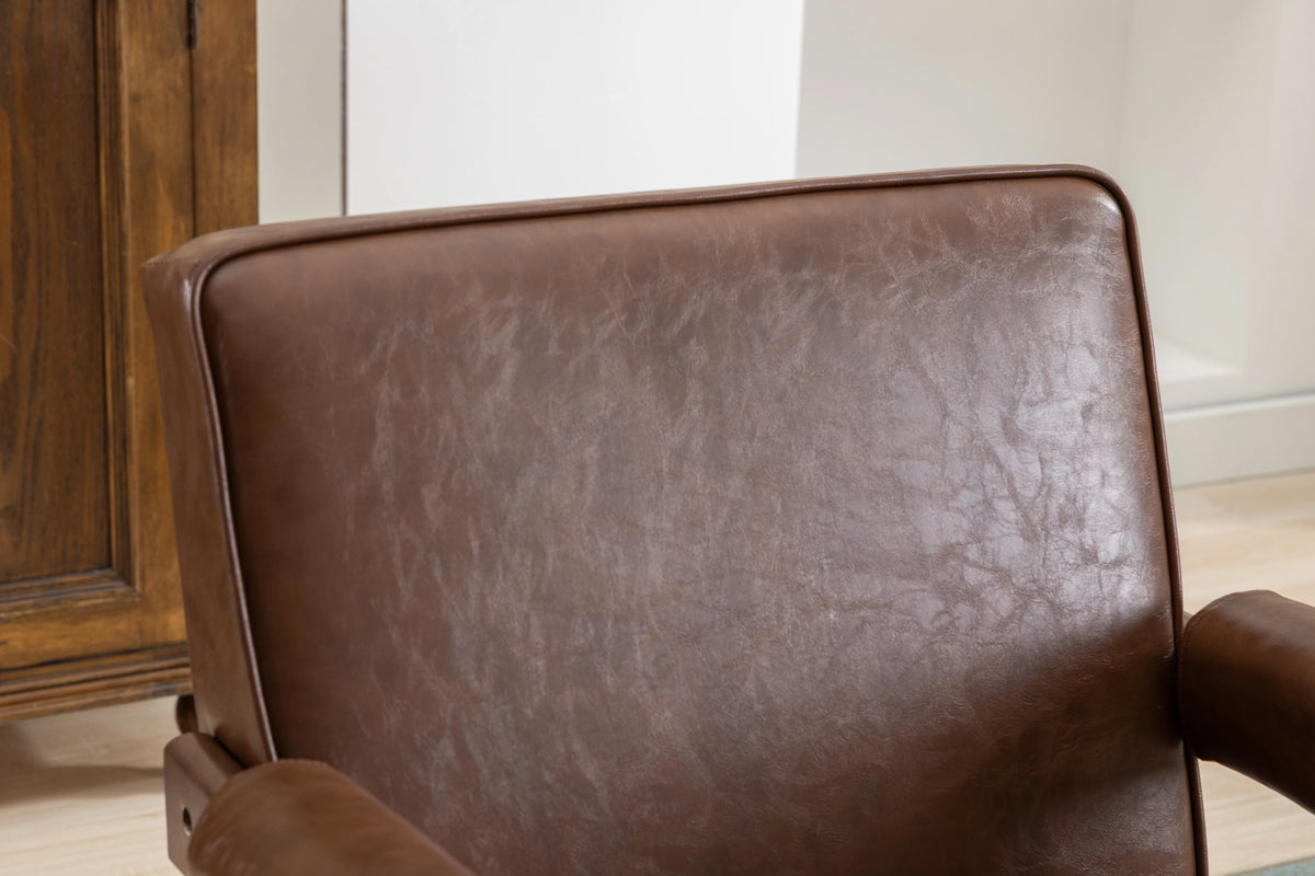 Leisure Chair with Solid Wood Armrest and Feet R520