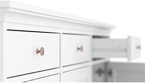 White 3 Door 3 Drawer Sideboard Cabinet S92492