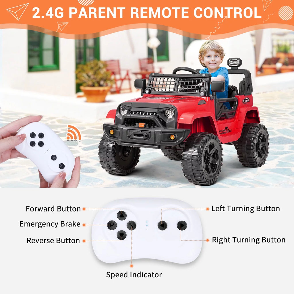 12V Electric Ride on Toy Car with Remote Control H4990