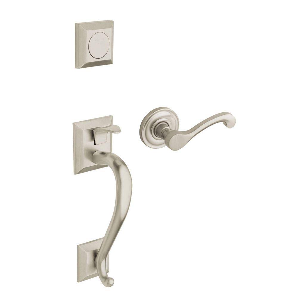 Satin Nickel Left-Handed Full-Dummy Handleset W47166