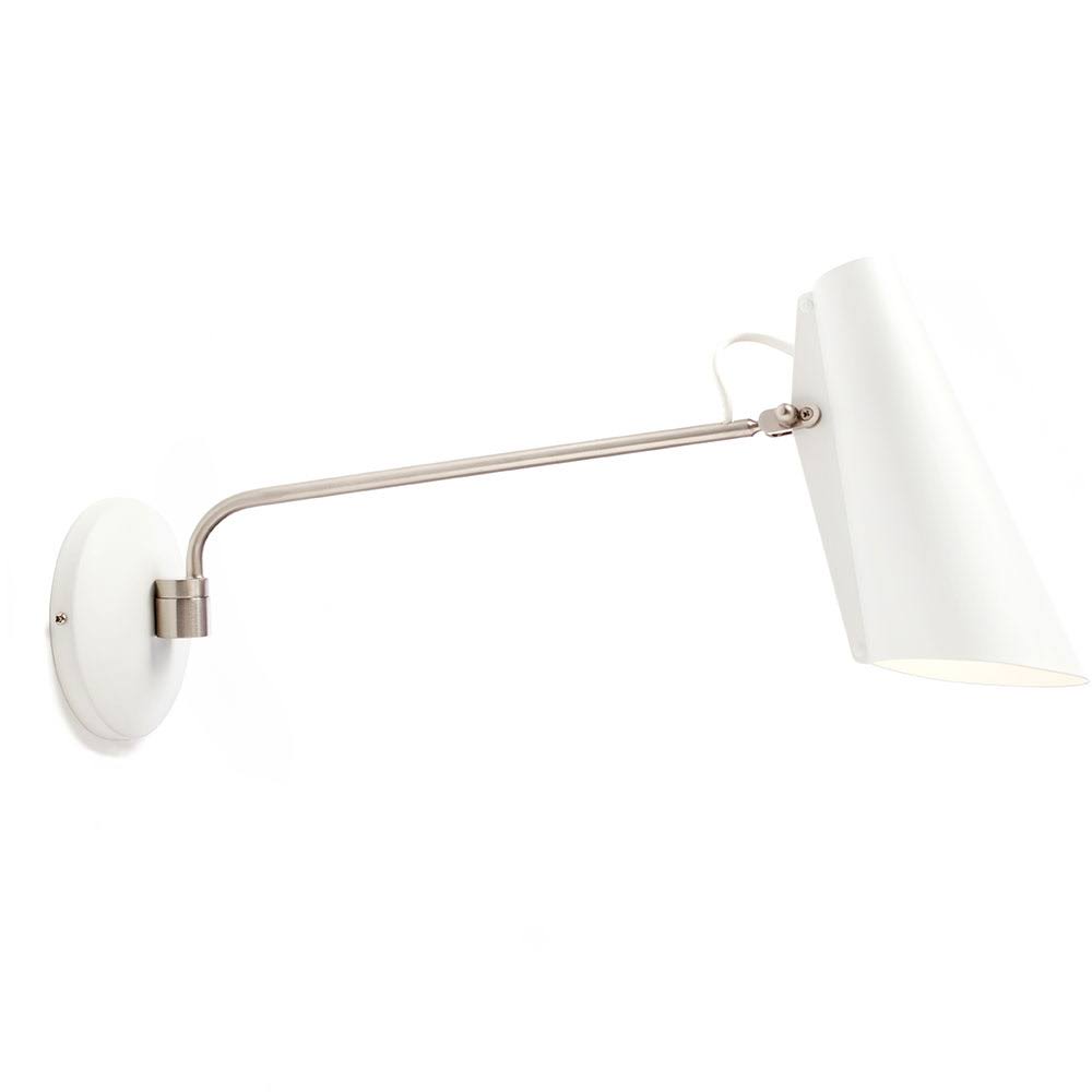 White/Chrome Wall Lamp B64584