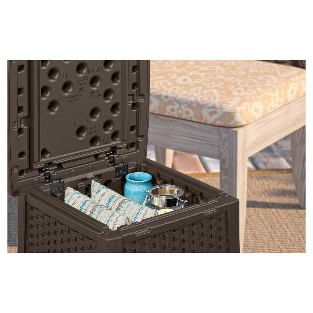 Resin Patio Storage End Table H79984