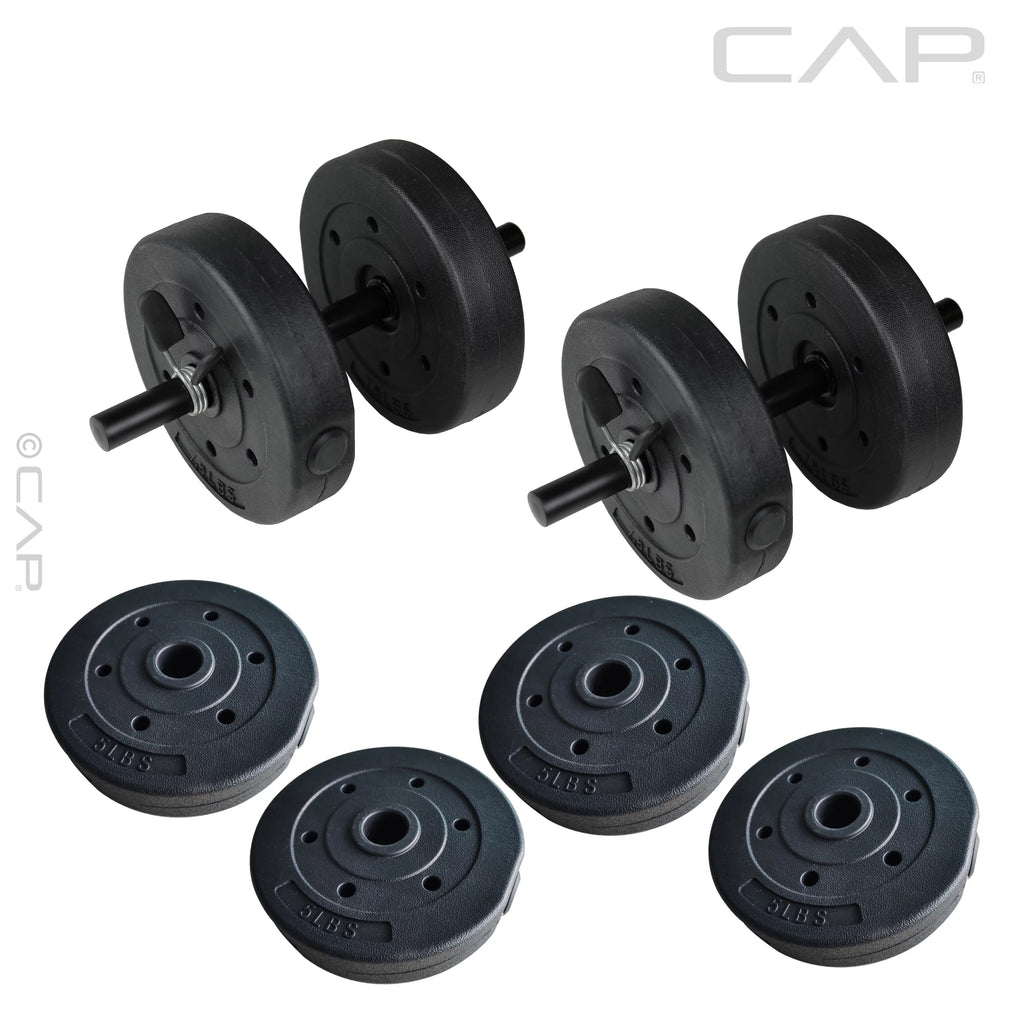 Flat Weight Bench & 50 lb Adjustable Dumbbell Set N51880