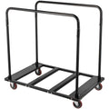 Black Steel Frame Folding Table Cart T9157