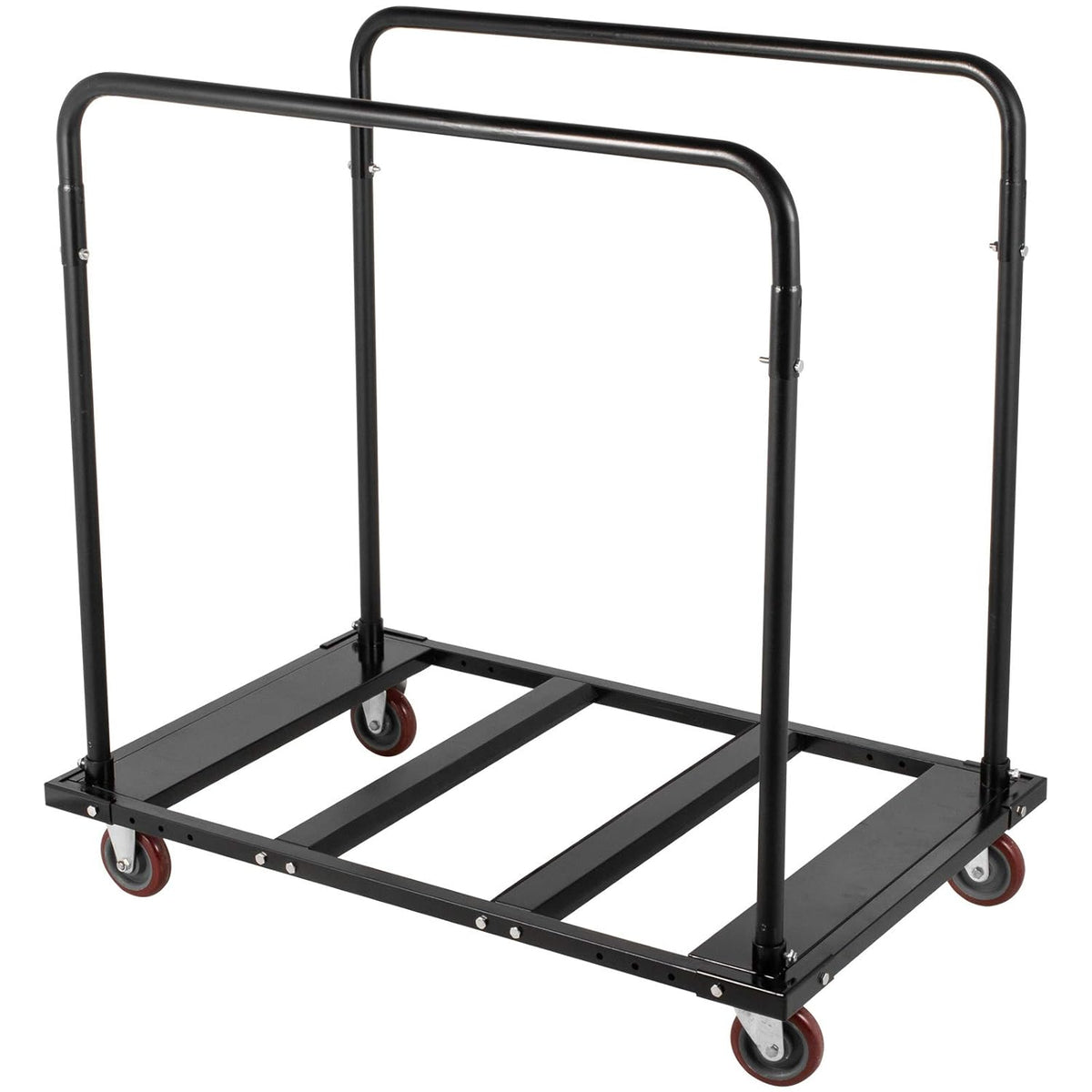 Black Steel Frame Folding Table Cart T9157