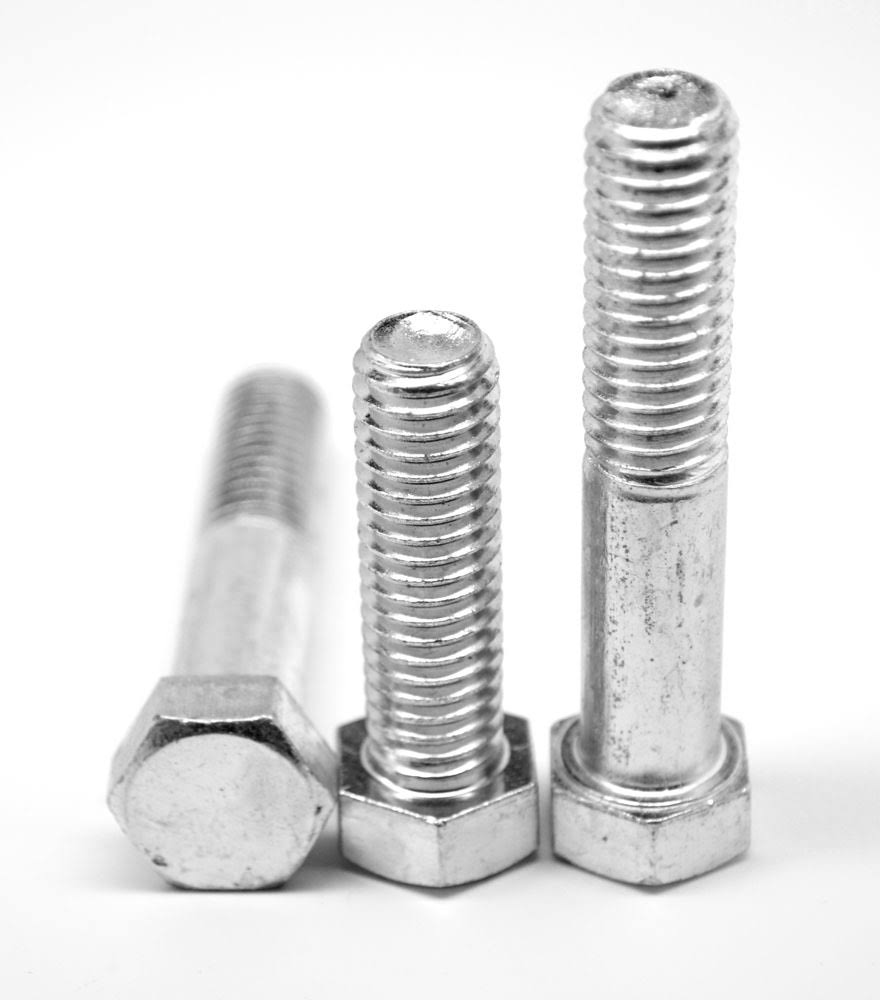 1/2x22-13 x 1x22 Coarse Thread A307 Grade A Hex Bolt Low Carbon Steel Zinc Plated B532