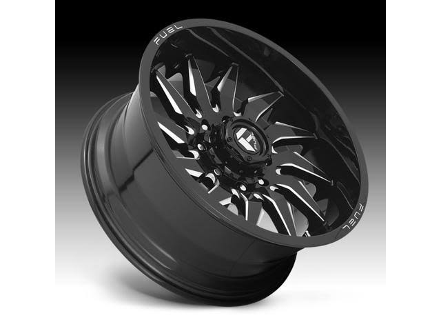 20x9 8x165.1 Gloss Black Milled Wheel D942219