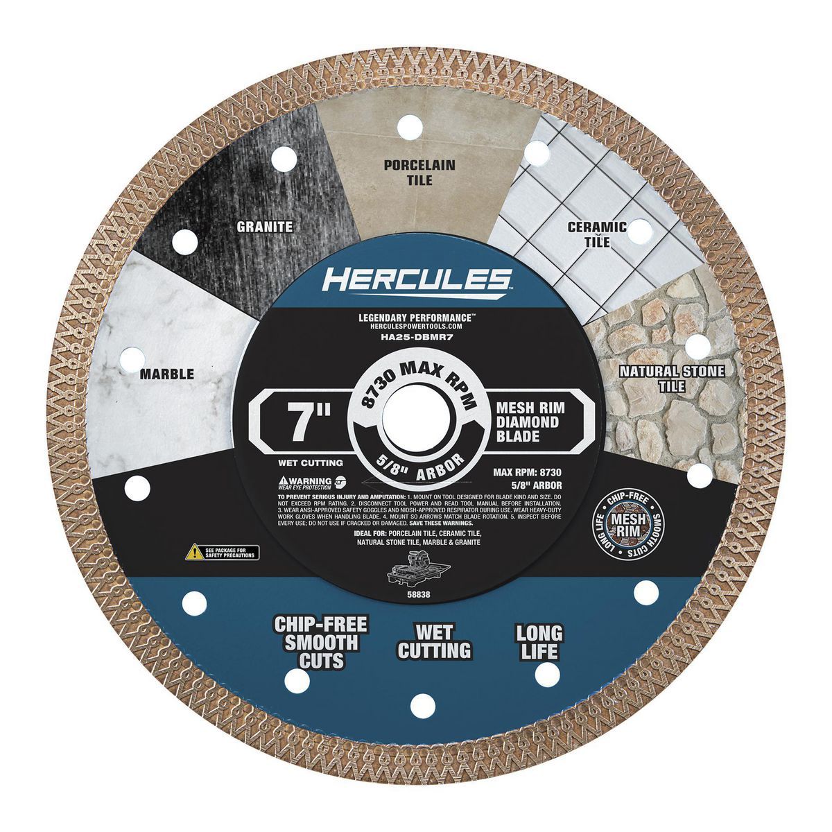 7 in. Mesh-Rim Diamond Blade I808782