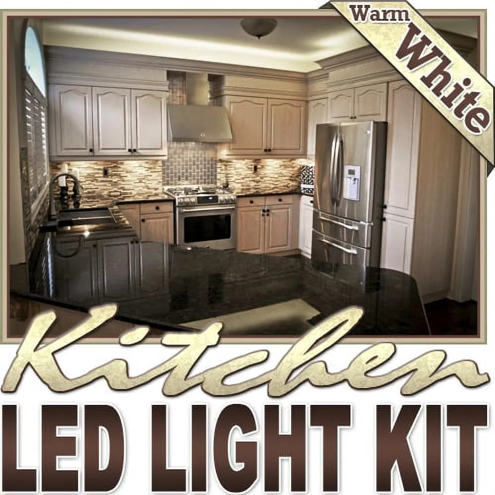 32.8 ft Warm White LED Strip Lighting Kit K9532
