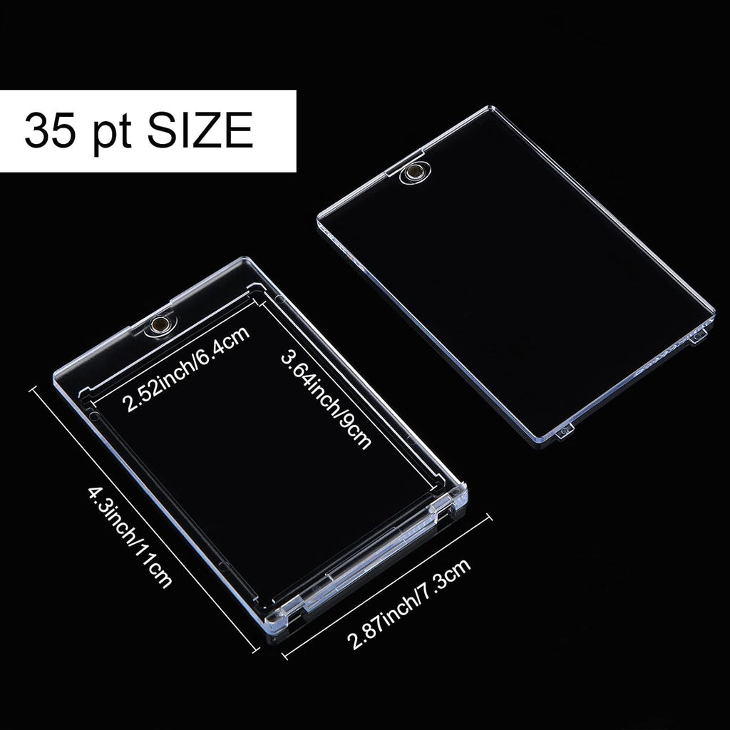 10 Pc Magnetic Card Holder Clear Display Card Protector G119