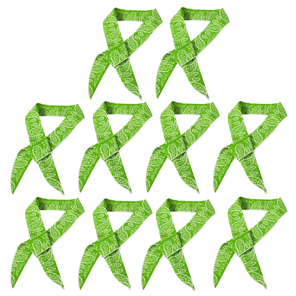 10 Pcs Cooling Neck Wrap (Green) M1108