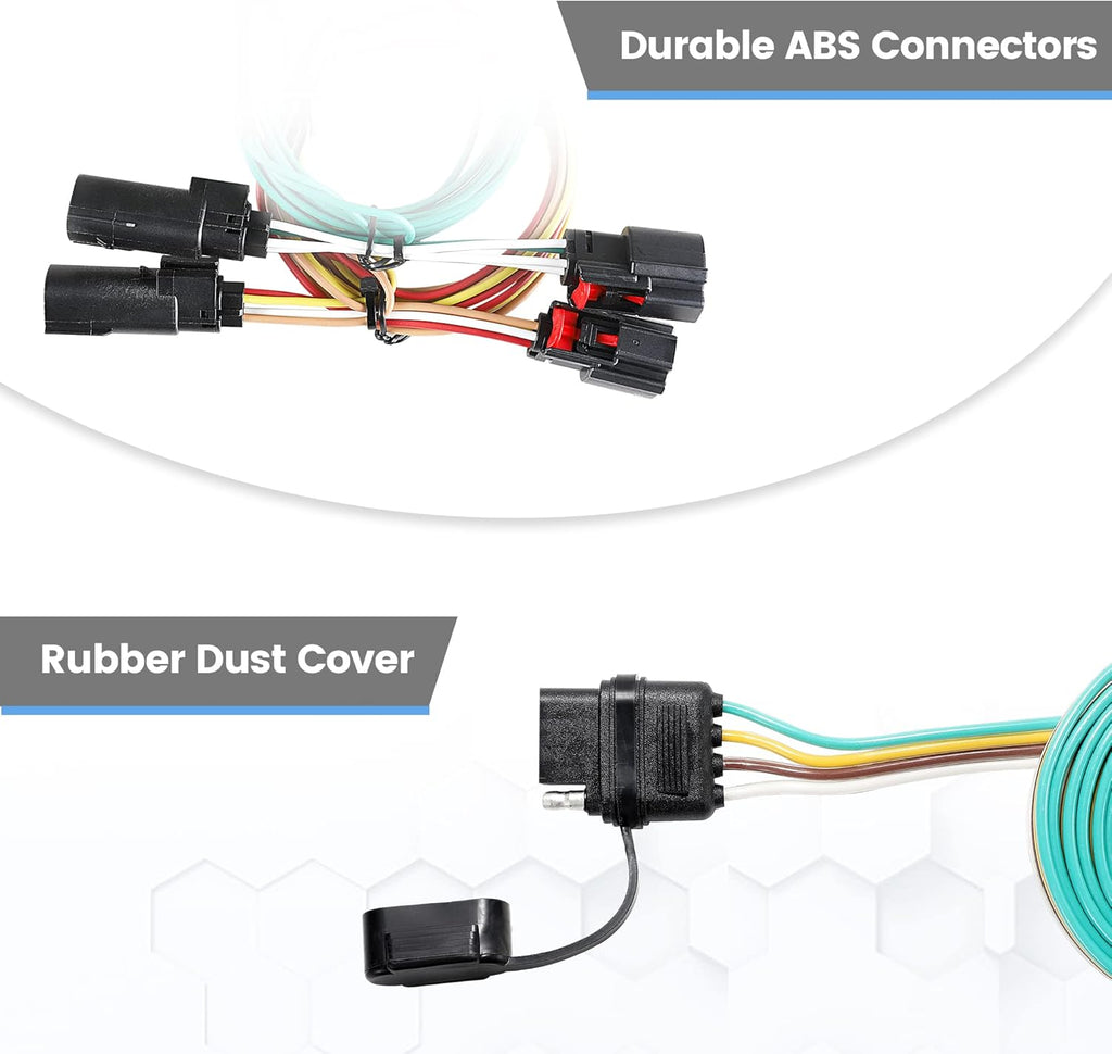 4 Way Flat Trailer Wiring Harness K801556