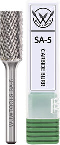 Carbide Cutting Burrs 14 Shank Tungsten Double Cut Rotary File Die Grinder Bit (3PCS) S65532